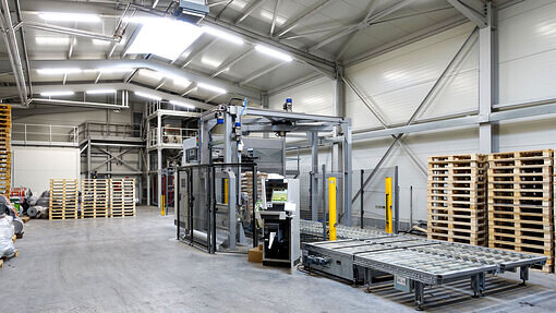 Automatic bagging plants and palletising systems - complete solutions by Rudnick & Enners